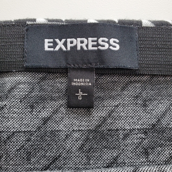 Express Women's Pencil Skirt, Black/White (Size L) - Picture 5 of 8